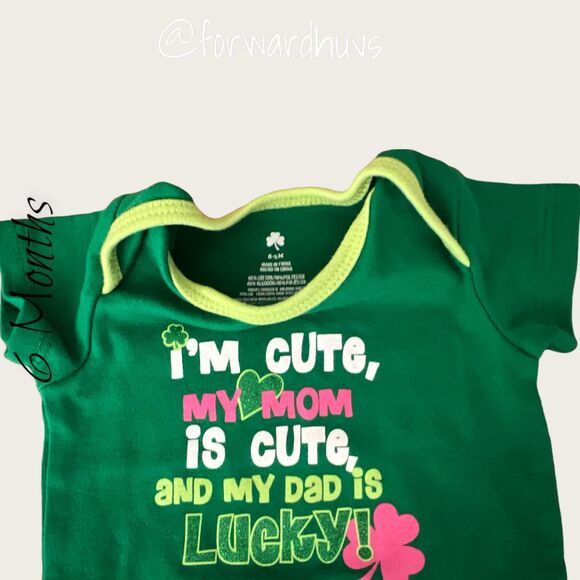 Bundle Sale 3 for $15 | 6/9 Month Irish - St. Paddy’s Fun - Carter’s & Unbranded - Picture 5 of 9